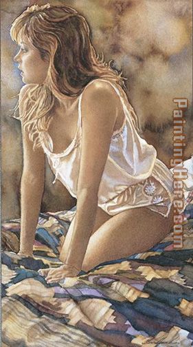 In Her Thoughts painting - Steve Hanks In Her Thoughts art painting